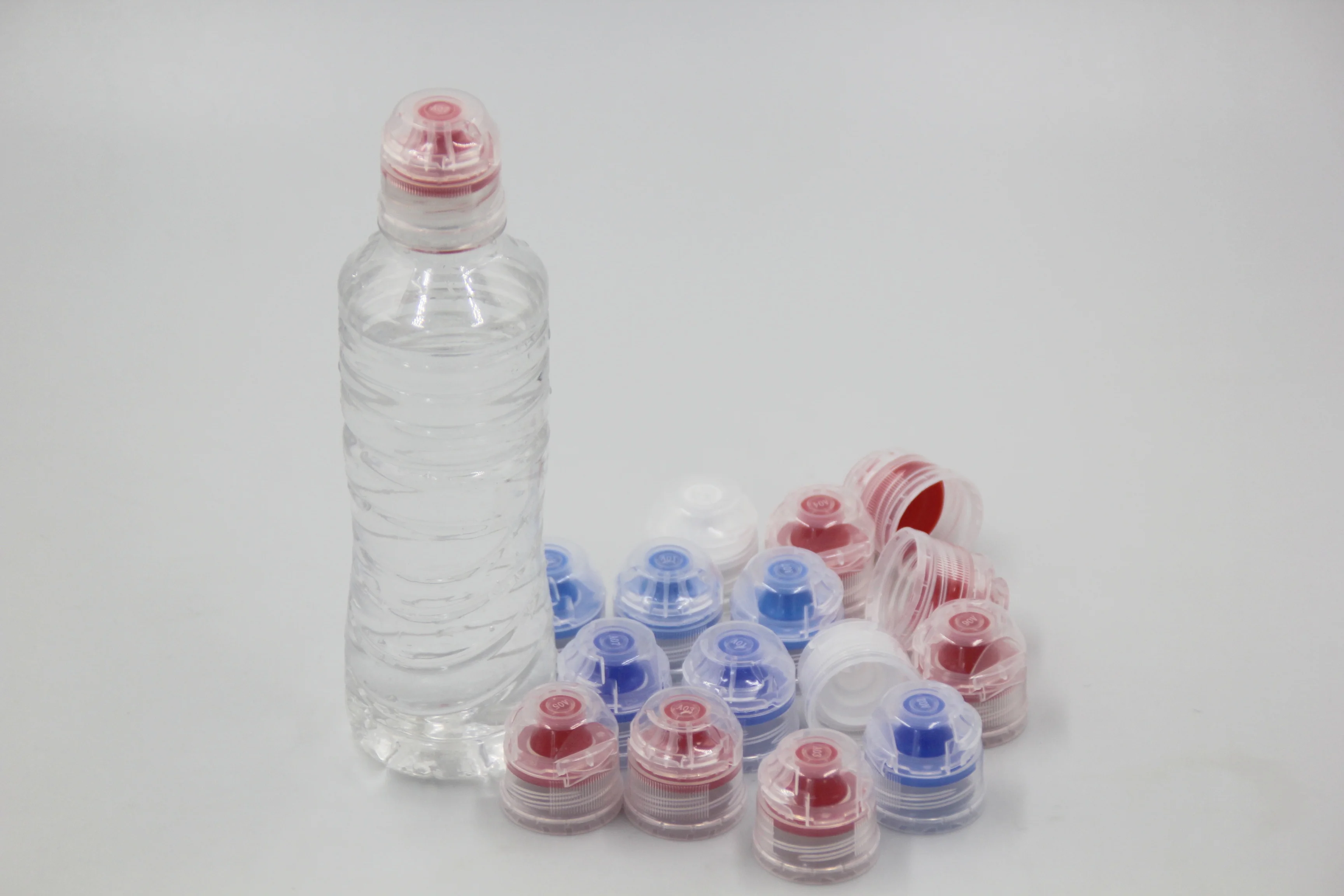 Factory Wholesale 30mm Plastic Water Bottle with 30/25 Anti-Theft Push Pull Cap Pilfer-Proof Sports Cap Customizable