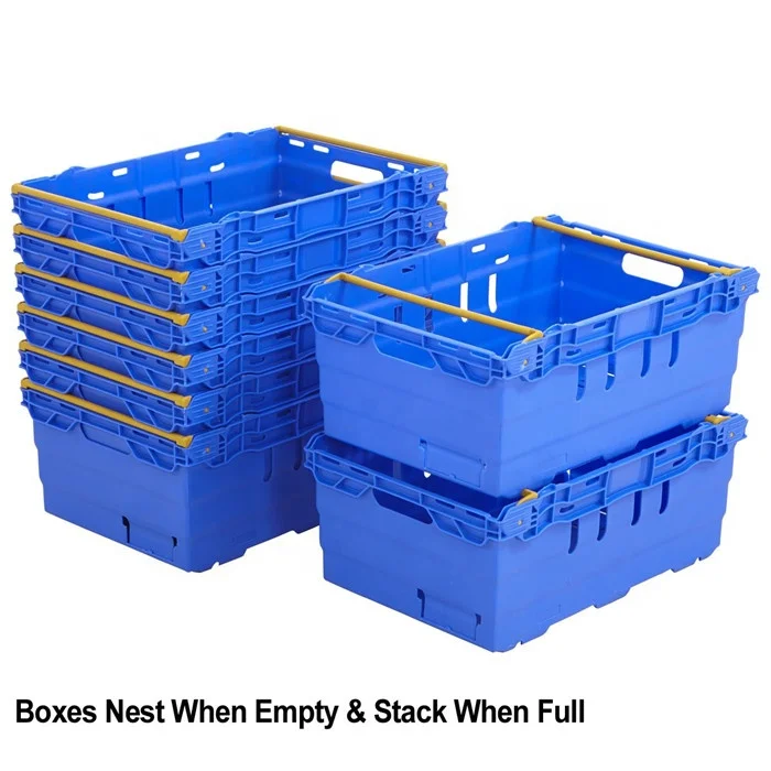 JOIN Plastic Mesh Container Crates Fruit Vented Market Basket Pizza Dough Tray for Vegetables