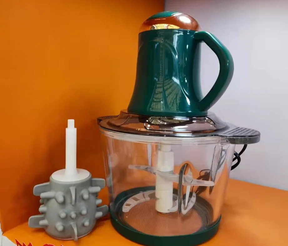 Hot Sale 300W  4 Blades Knife Home Use Stainless Steel Meat Grinder Professional  Mini Electric Food Blender