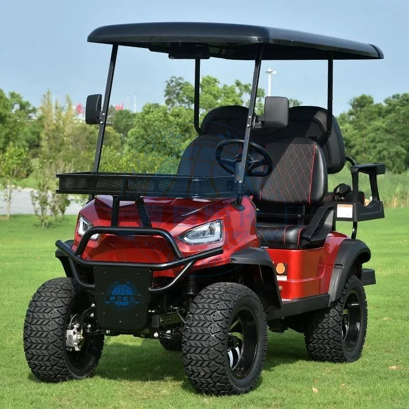 New Style Electric Golf Cart with Low Chassis 48V Battery 5KW Motor Aluminium Frame EEC/DOT Certified Buggy Car