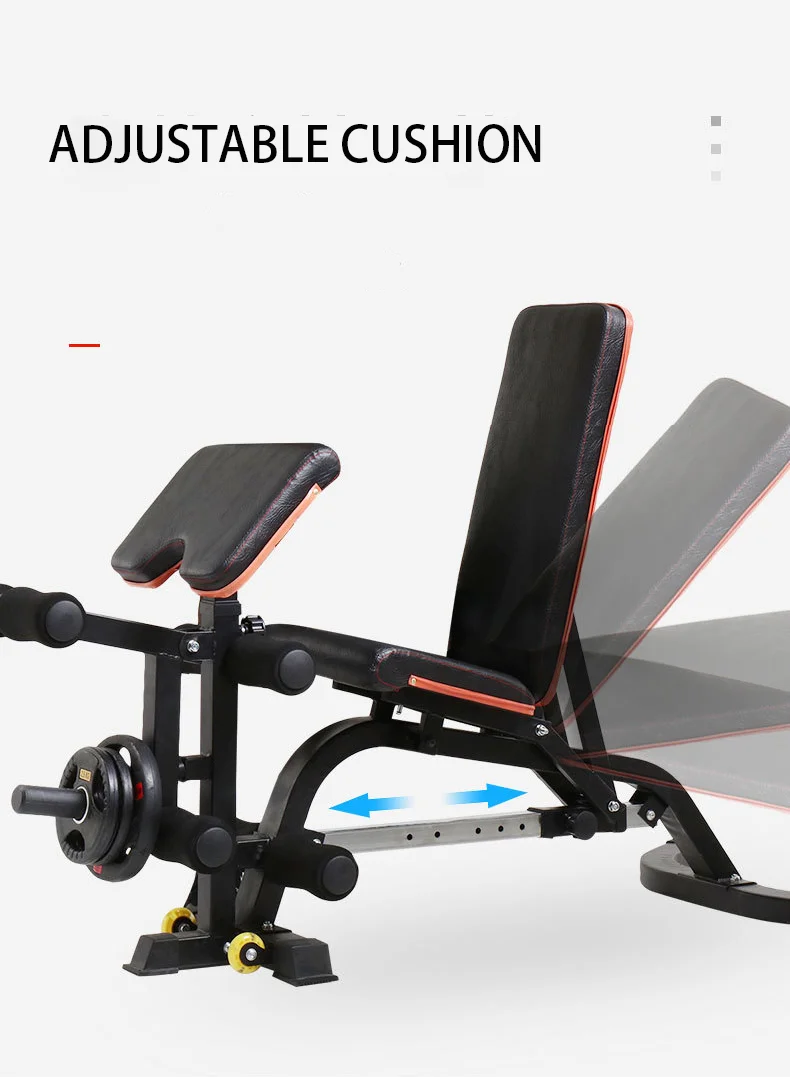 Adjustable Exercise Bench For Home Gym Sturdy Material, Multi-Purpose Weight Lifting Dumbbell Bench Home Gym Equipment