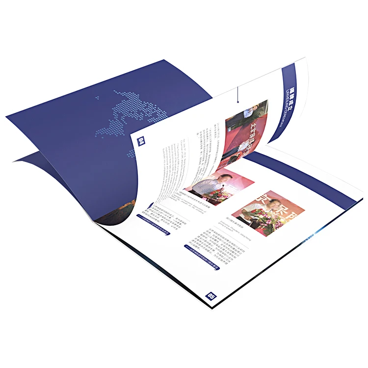 Professional Printing Custom High Quality  Company Catalogue