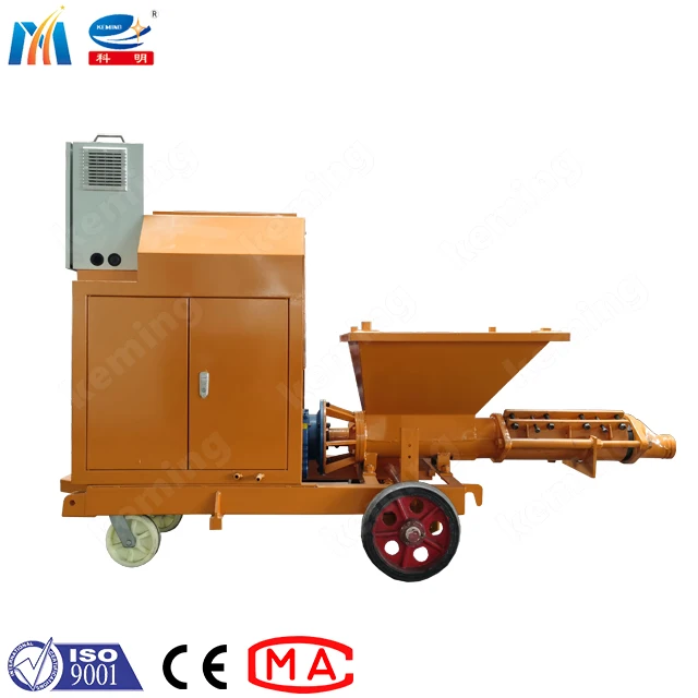 small scale screw wet concrete spraying machines coarse mortar plaster rotor and stator