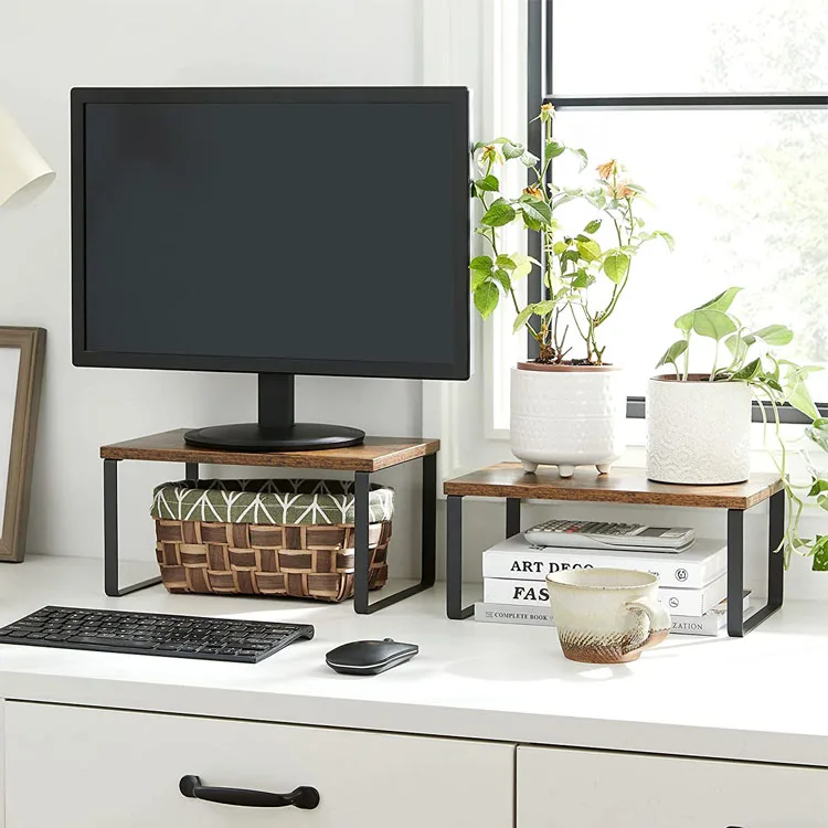 2 Pack Cabinet Stackable Expandable Corner Countertop Spice Organizer Racks Storage and Shelves