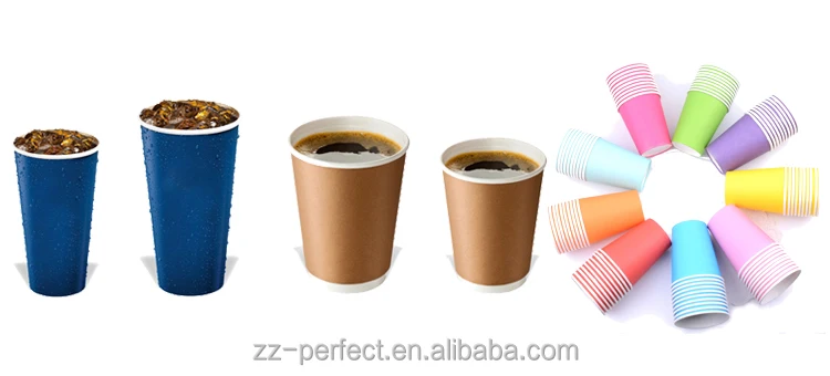 Disposable Single Wall Paper Cups Hot & Cold Coffee Milk Tea  Custom Cups