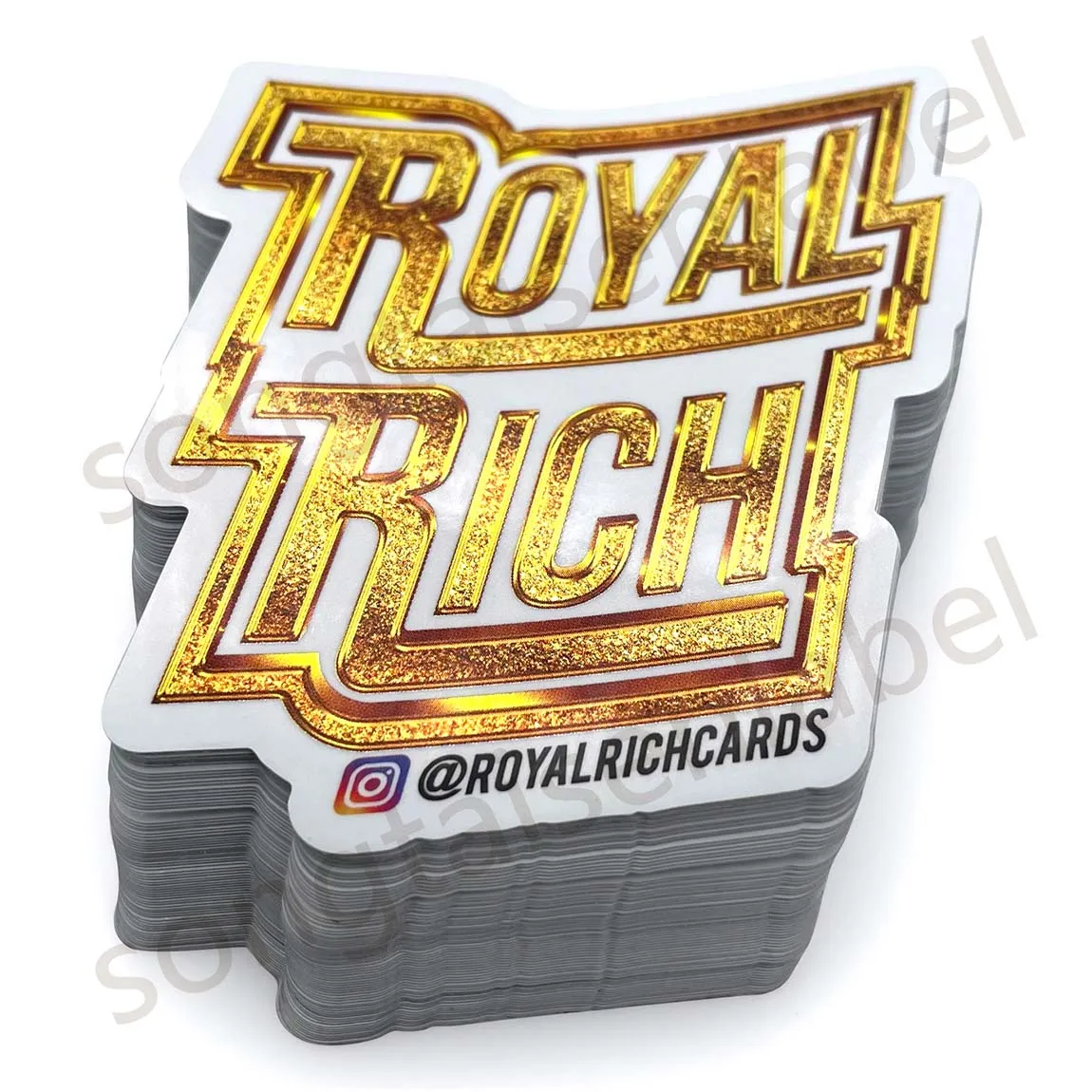 High quality die cut custom logo holographic stickers waterproof full color die cut stickers 3d stickers