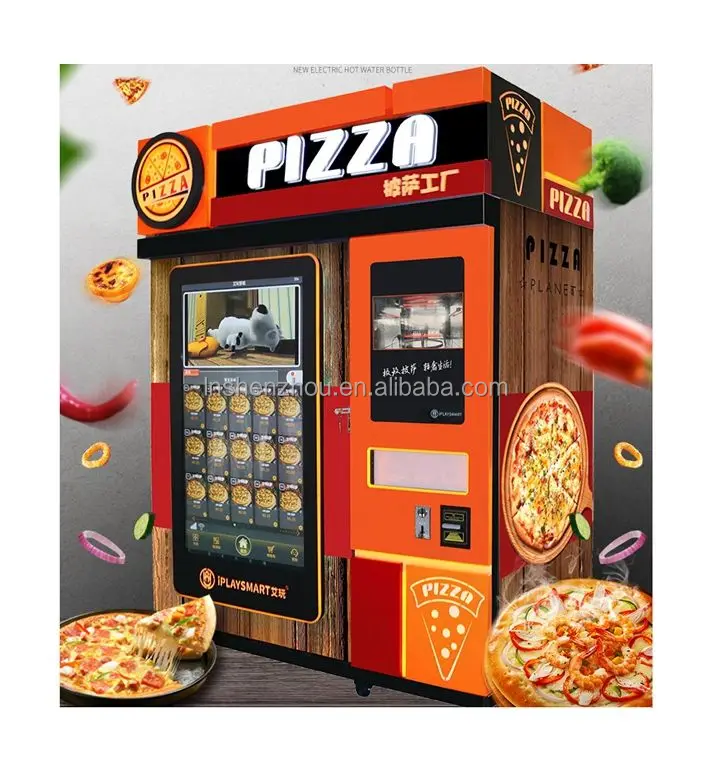 Pizza Making Vending Machine Fast Food Fully Automatic Pizza Vending Machine For Sale