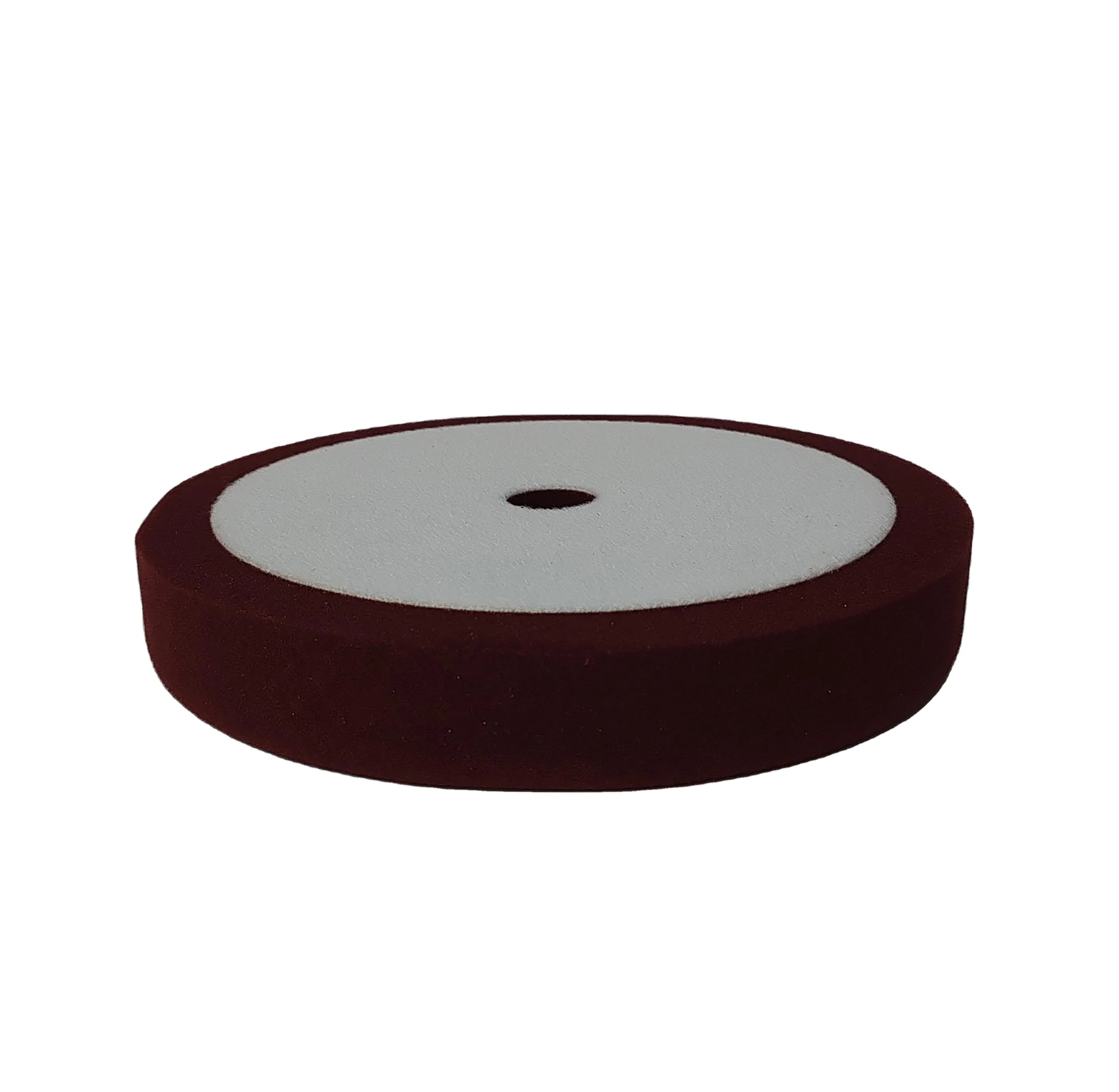Auto Polishing Wool Polishing Pad 150mm round Hook and Loop Foam Designed for Car Bodies Orbital Application