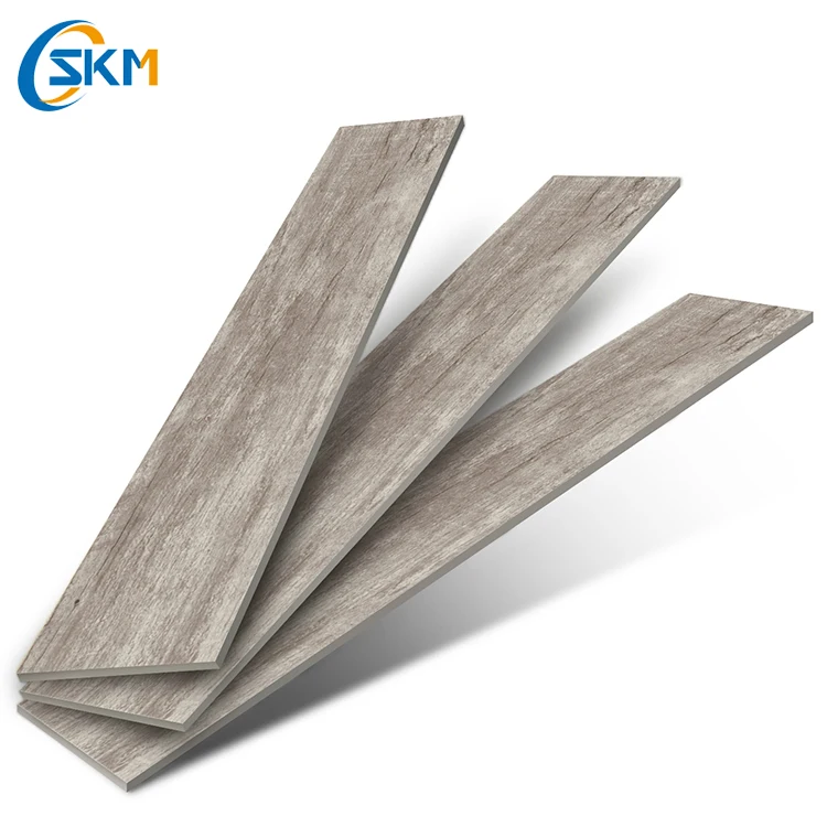 SAKEMI Factory Supply high quality 200*1000 Wood Floor Tile Wood Design Ceramic Tile Porcelain Floor Tiles