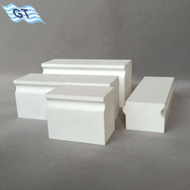 Low abrasion ceramic wear liner for cement industry