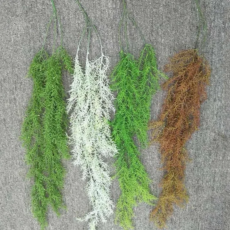 
IFG 100cm length wedding artificial hanging pine needle greenery for wall decoration 