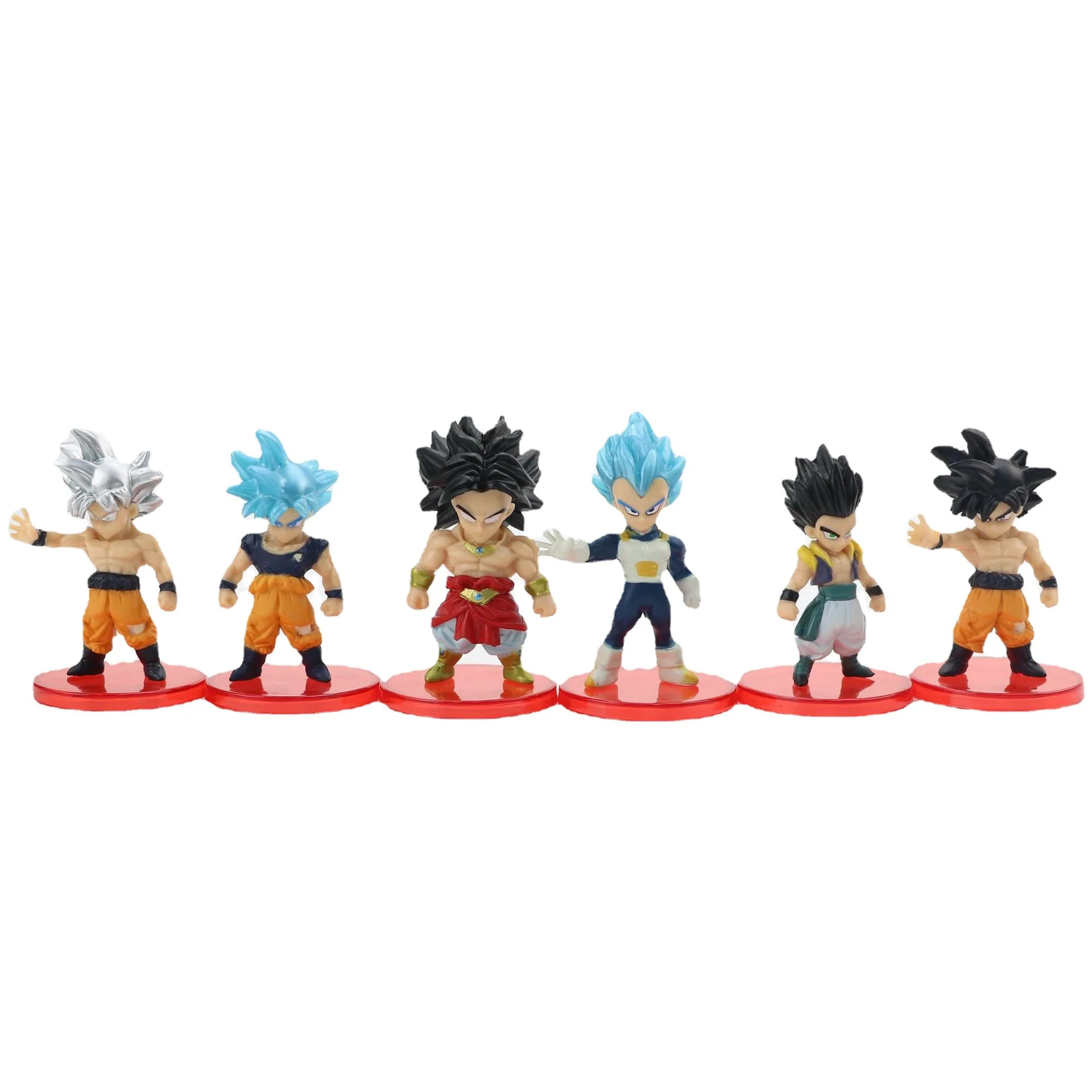 Wholesale 21 Pcs/Set 8cm Japanese Anime Dragon Balls Figure Doll Toy GOKU Vegeta Action Figure