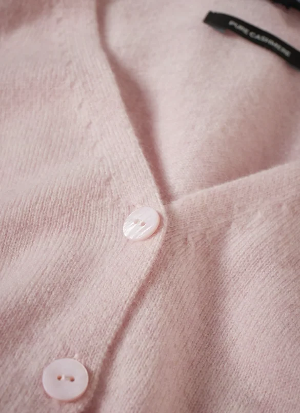 Customize OEM ODM V neck cardigan pure cashmere women cashmere sweater top wool cashmere pullover