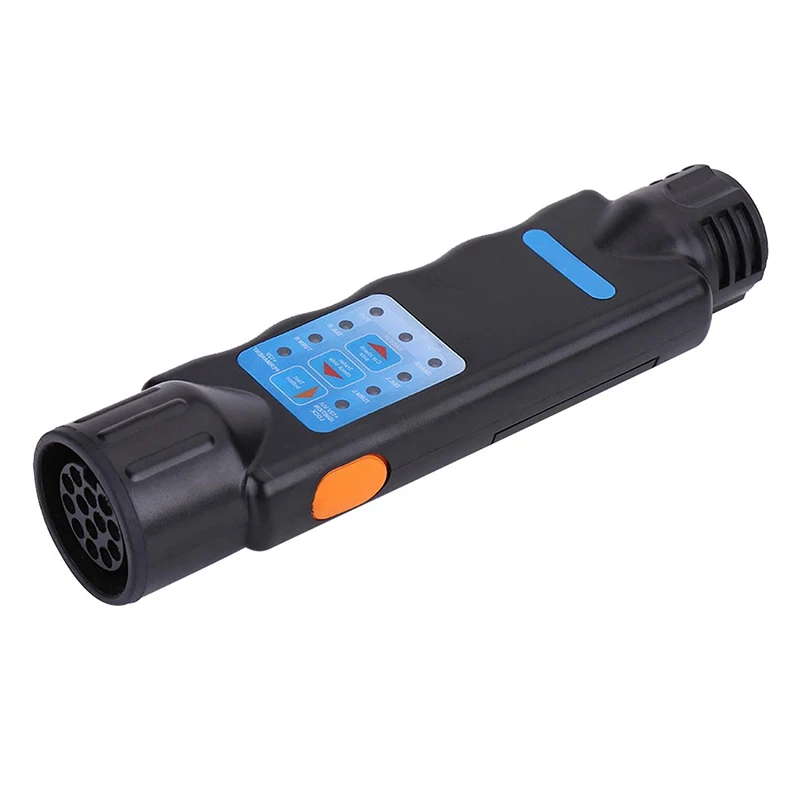 12V Trailer 13 Pin Towing LED Lights Light Wire Circuit Blue Warn Wiring Tester Plug Connector
