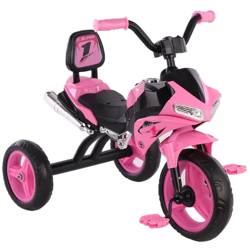 Ride on toys car kids three wheels tricycle baby children trike kid tricycle with back seat