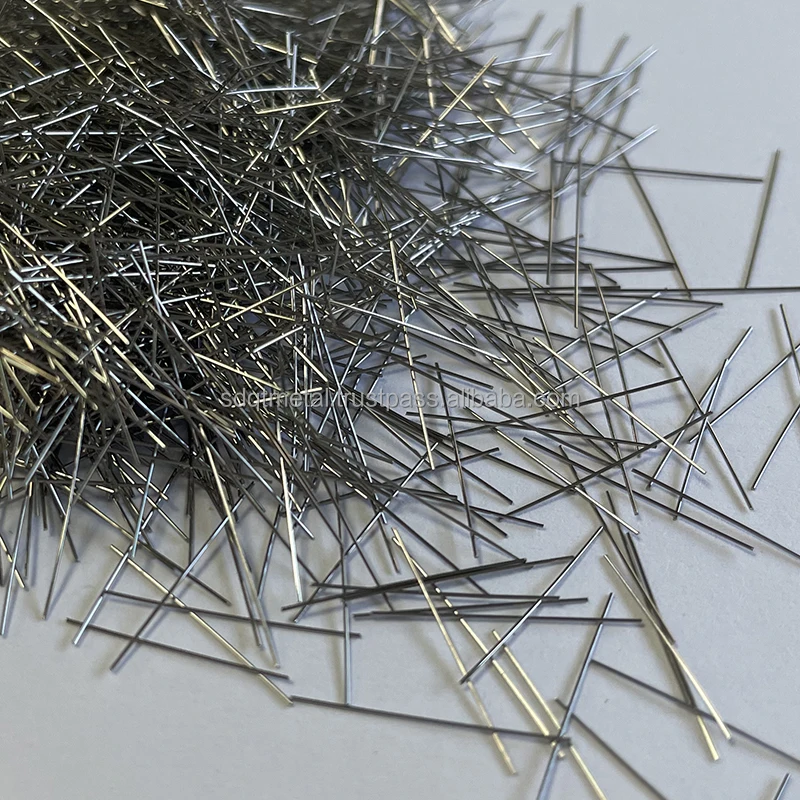 Straight Copper Micro Steel Fiber Price Steel Fiber Reinforced For Concrete Metal Building Materials Estate