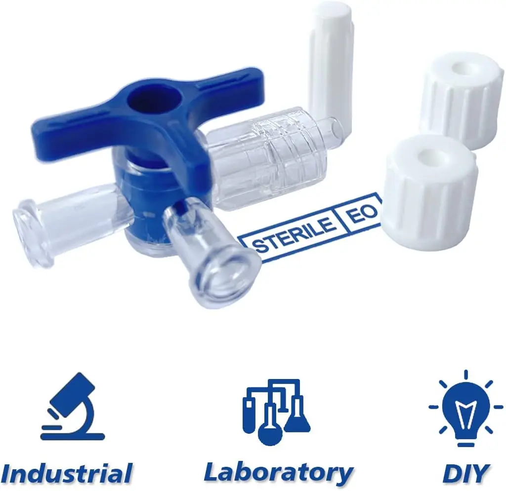 Threeway Stopcock with or Without Extension Tube Connector