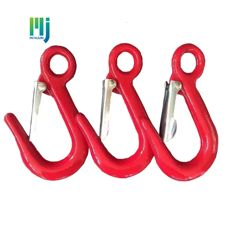 Wholesale Mouth Hooks with Safety Latch Container Hook for Lifting and Hoisting