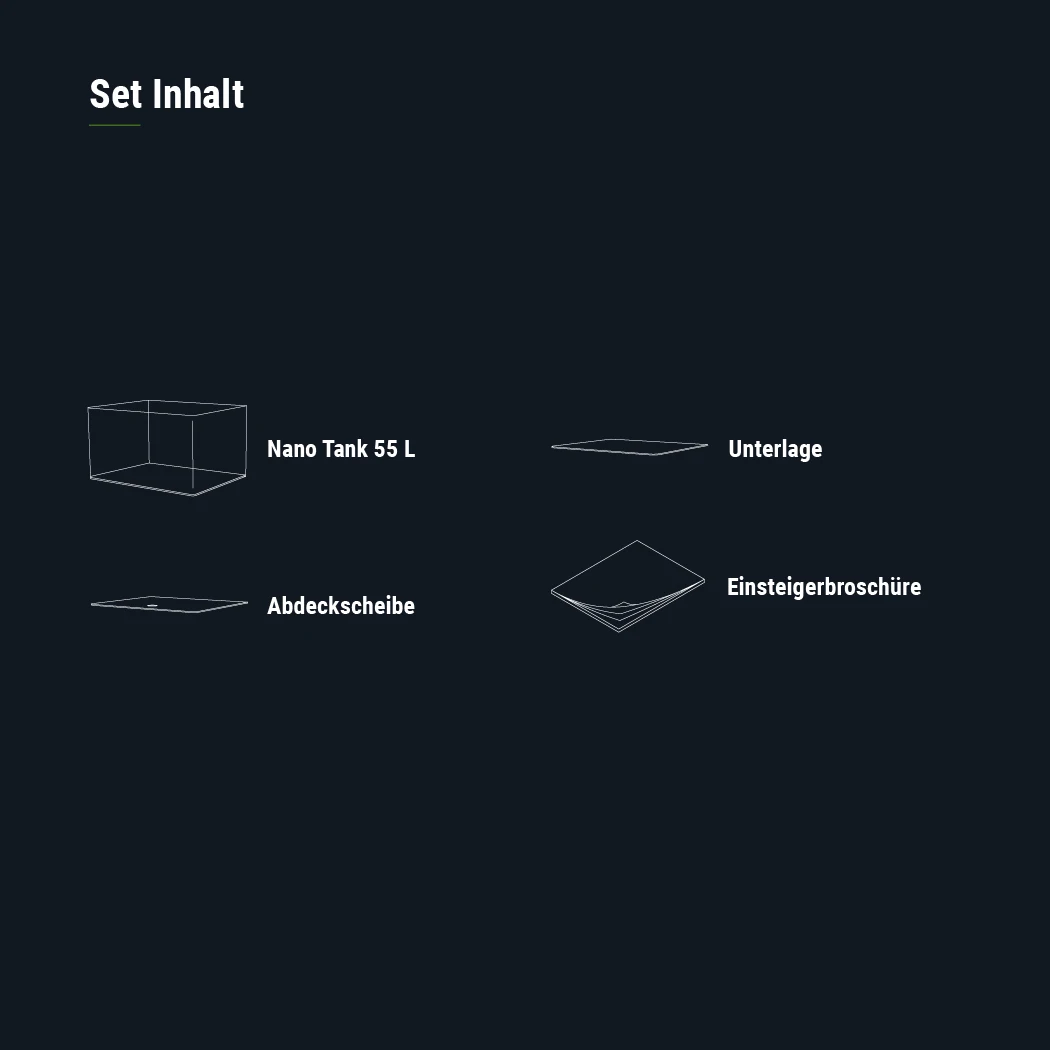 DENNERLE Nano Tank 55L современный домашний офис барная стойка украшенный стеклянный аквариум с закругленными углами