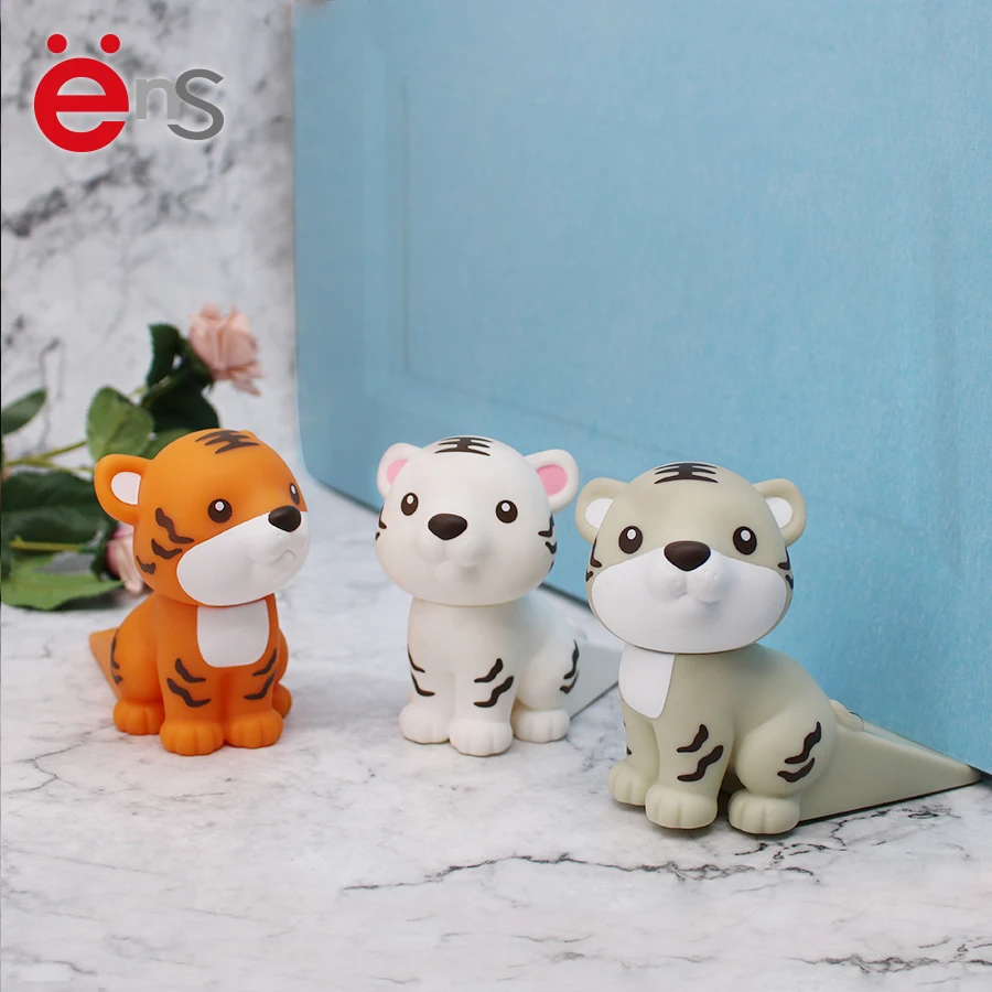 Cute Tiger Door Stop For Home Decoration Plastic Door Stopper