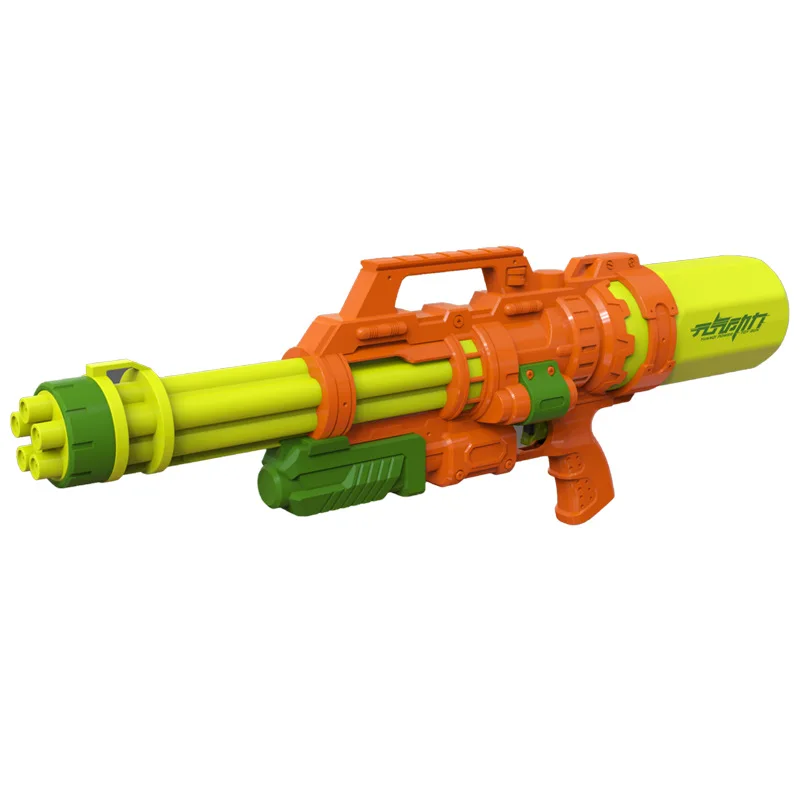 Large Gatling Pull Out Water Gun Beach Toy  Outdoor Game Toy For Kids And Adult Water Gun