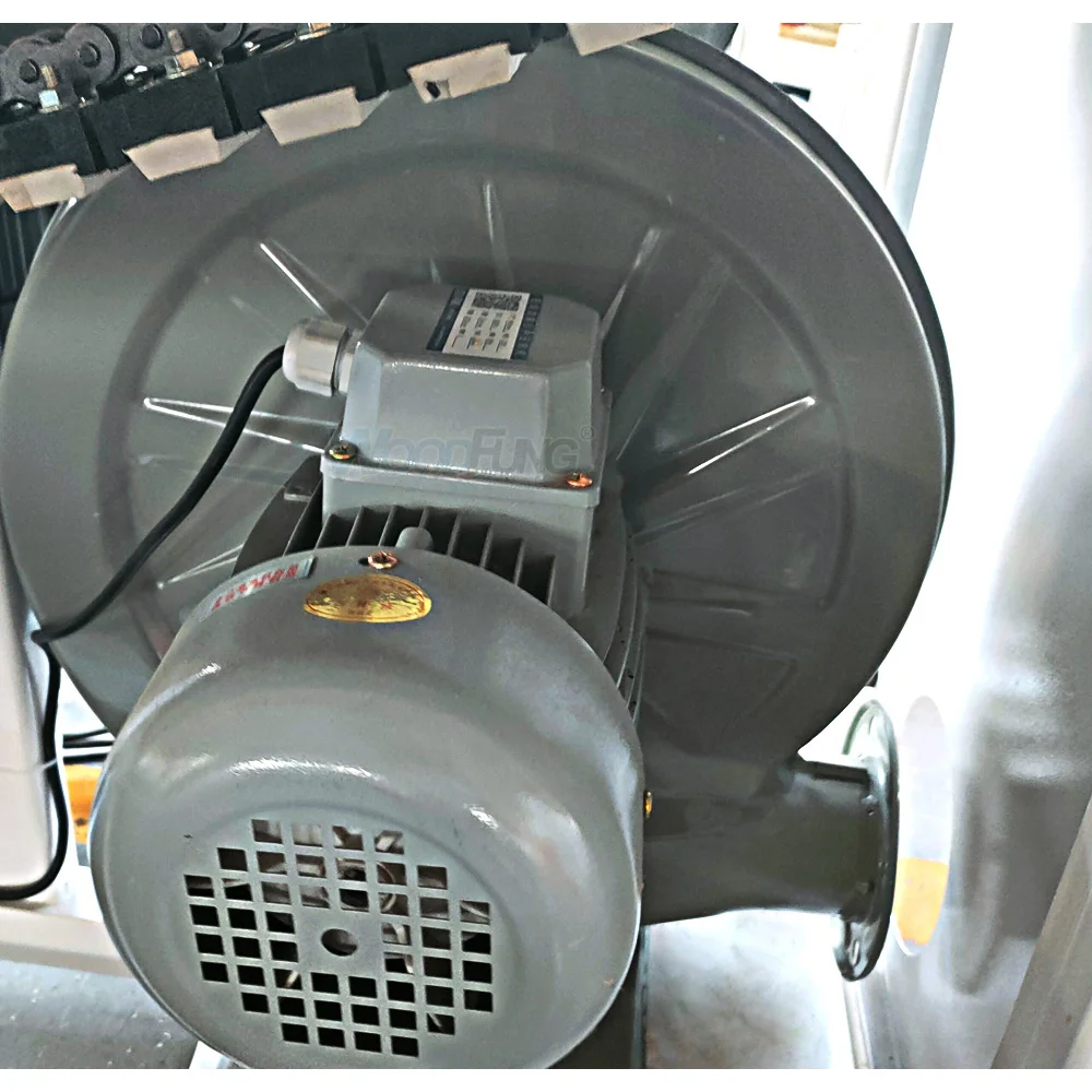 WOODFUNG Edge banding oblique Bevel straight line woodworking panel furniture pvc 45 90 degree automatic edge banding machine