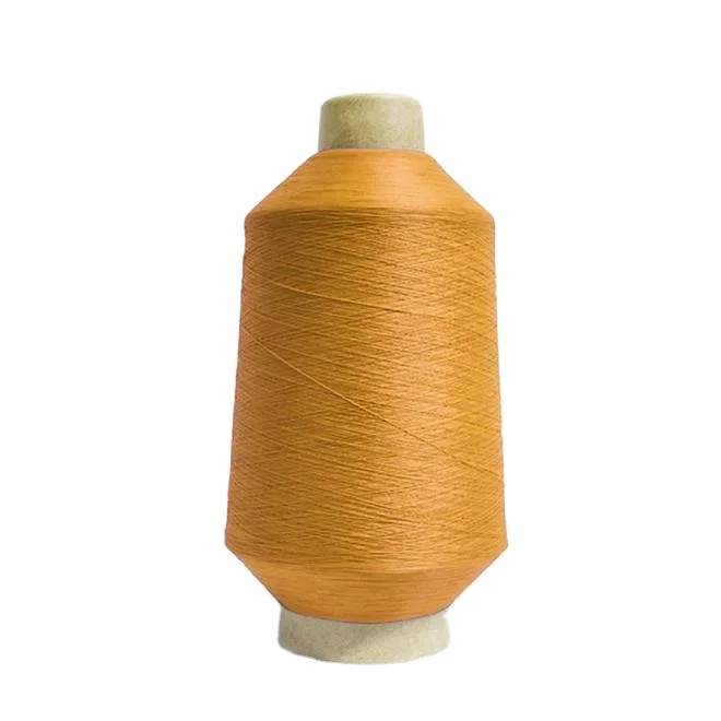 Нейлоновая пряжа по Заводской Цене 70D/24F/2 Полиамид DTY окрашенная нить для футбольных