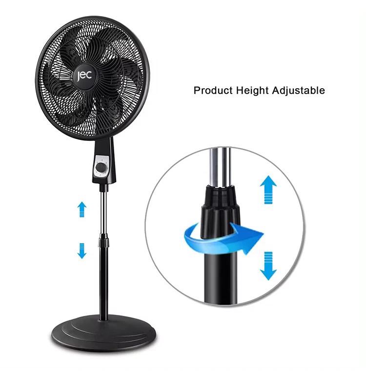 Home Appliances electric Stand Fan 18 inch Electric Standing Fan Adjustable Three Speed 18 inch pedestal fan