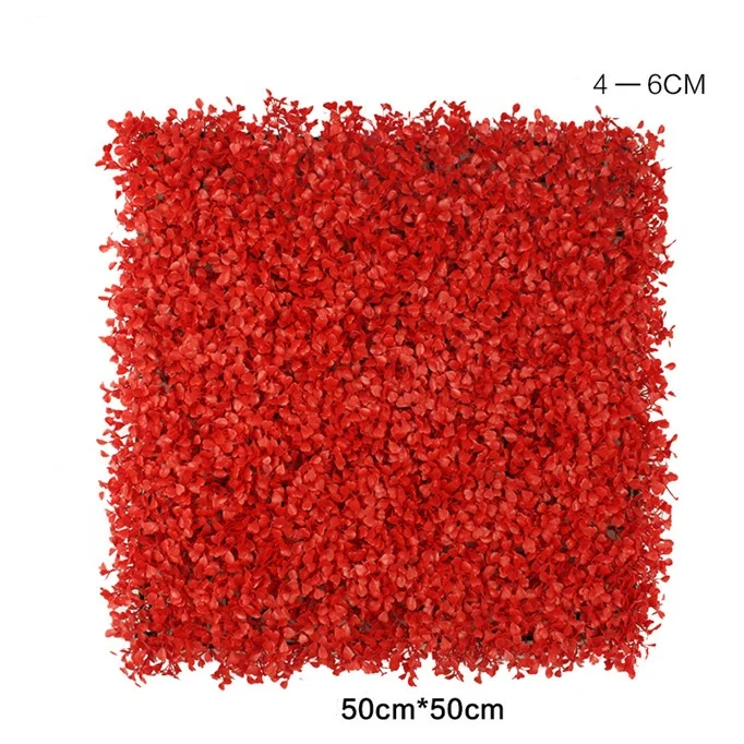 Outdoor and Indoor Artificial Boxwood Hedge Mat Foliage Green Wall for Garden