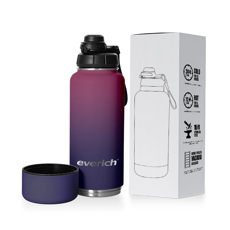 ODM New Double Wall Stainless Steel 18/8 Insulated Water Bottle for Pets Sport Style with Lid for Camping Direct Boiling