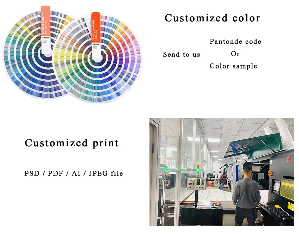 Linen fabric wholesale pure linen fabric with colorful stock color and custom digital printing