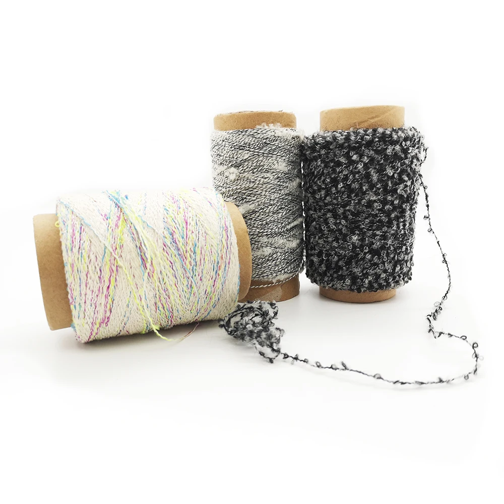 Soft and airy types of fancy rayon yarn for sweater