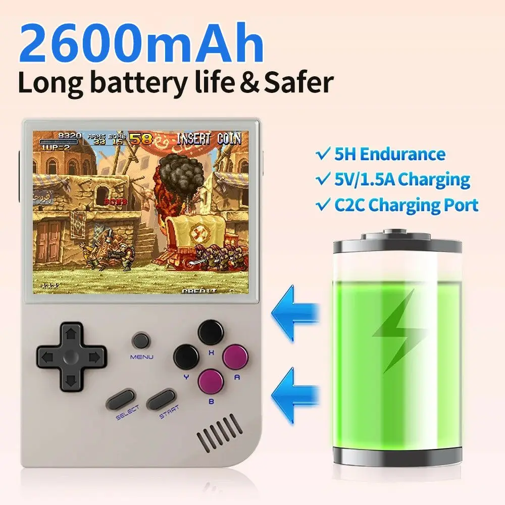 RG35XX Retro Handheld Game Console Linux System 3.5 Inch IPS Screen Cortex-A9 Portable Pocket Video Player