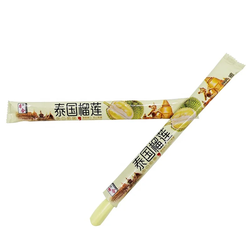 Thailand soft durian chewy candy fruit taffy candy