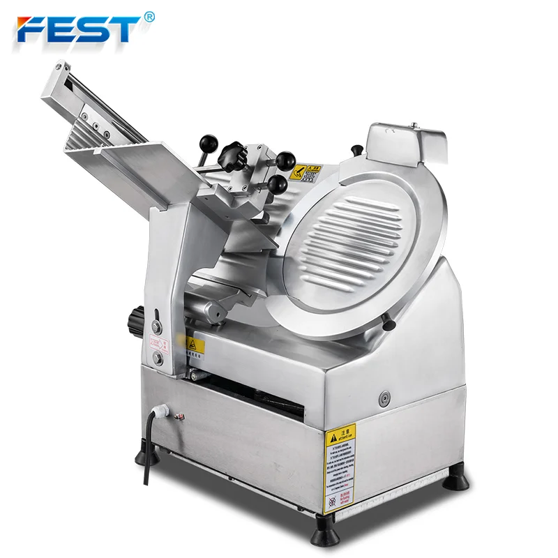 Fest 2024 New Design support oem odm Food Shop Restaurant automatic Frozen Meat Slicer Machine Beef meat cutting