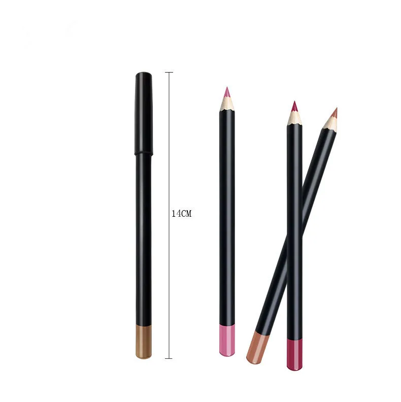 OEM Make Your Logo Lip Makeup Tools Lipliner Customized Private Label 16 colors matte