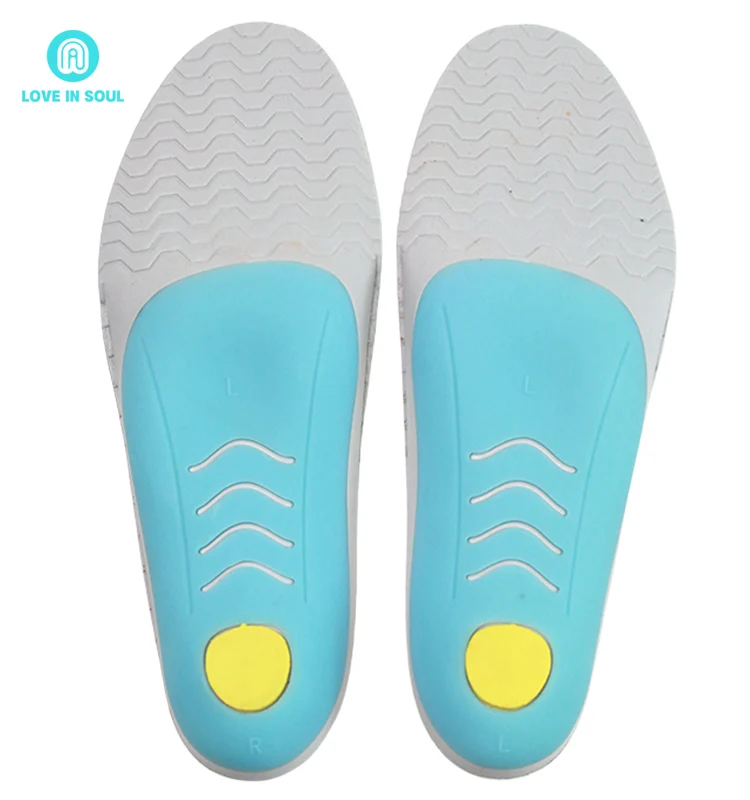 Arch Support Insole Shock Absorption Foot Protection Shoes Insert Antimicrobial Flat Feet Orthopedic Insoles Custom Orthotics