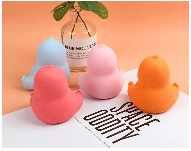 Beejay stress relief fidget toy for kids and adults cute realistic animal lovely sloth TPR squeeze ball toys