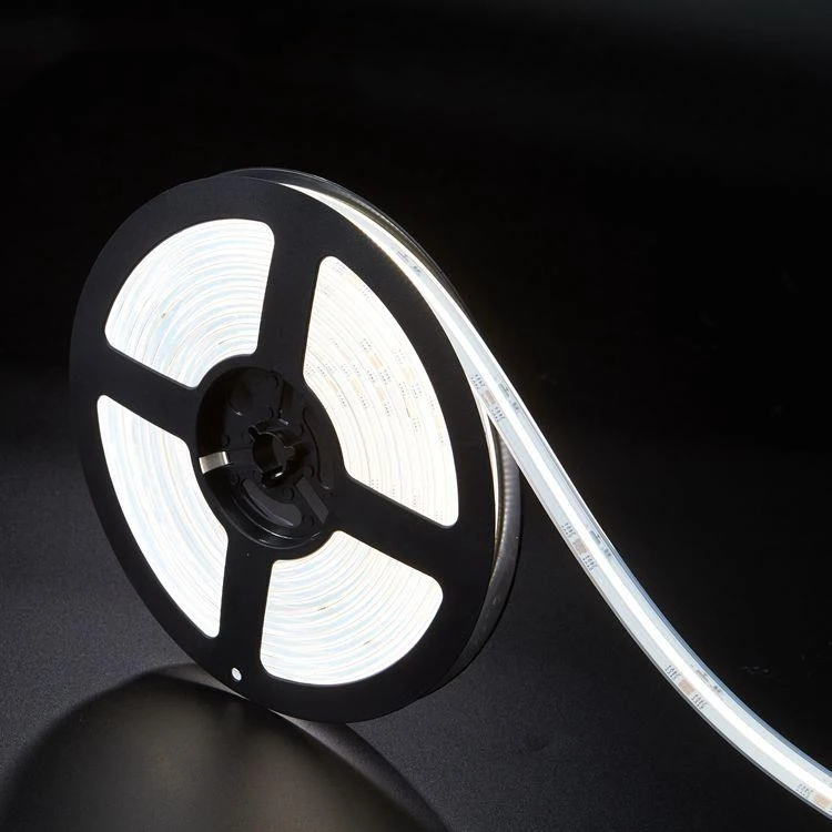 New Technology COB Strip Lights Led Stripe Lighting Flexible Dc 12v 2a Luminous Custom Body Lamp Box Power Fine Line