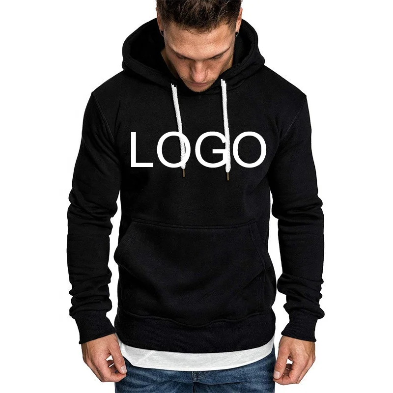 
Size S-XXXL Wholesale 100% Polyester Winter Clothes Custom Logo Men Fashion Breathable Pullover Hoodie 