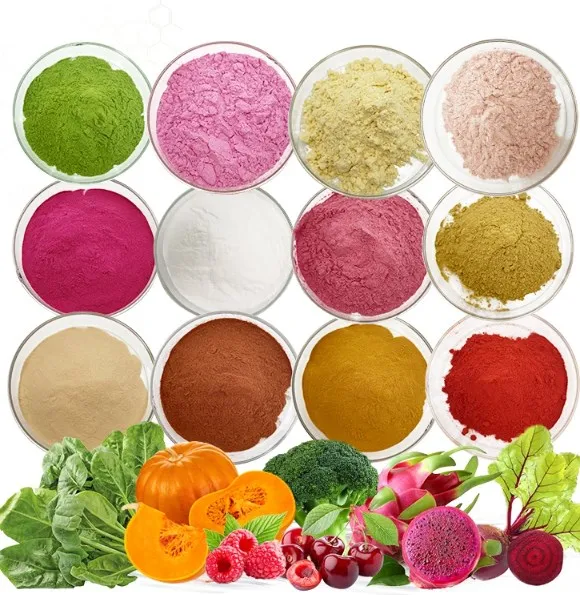 Support Customization and OEM Fresh Fruit Powder Vegetable Powder Drink Mixed Fruit Powder