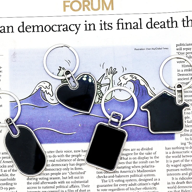 high quality xvideo dog tag llaveros custom sport blank DIY CHAVEIRO metal id leather dog collar air tag holder Keychain