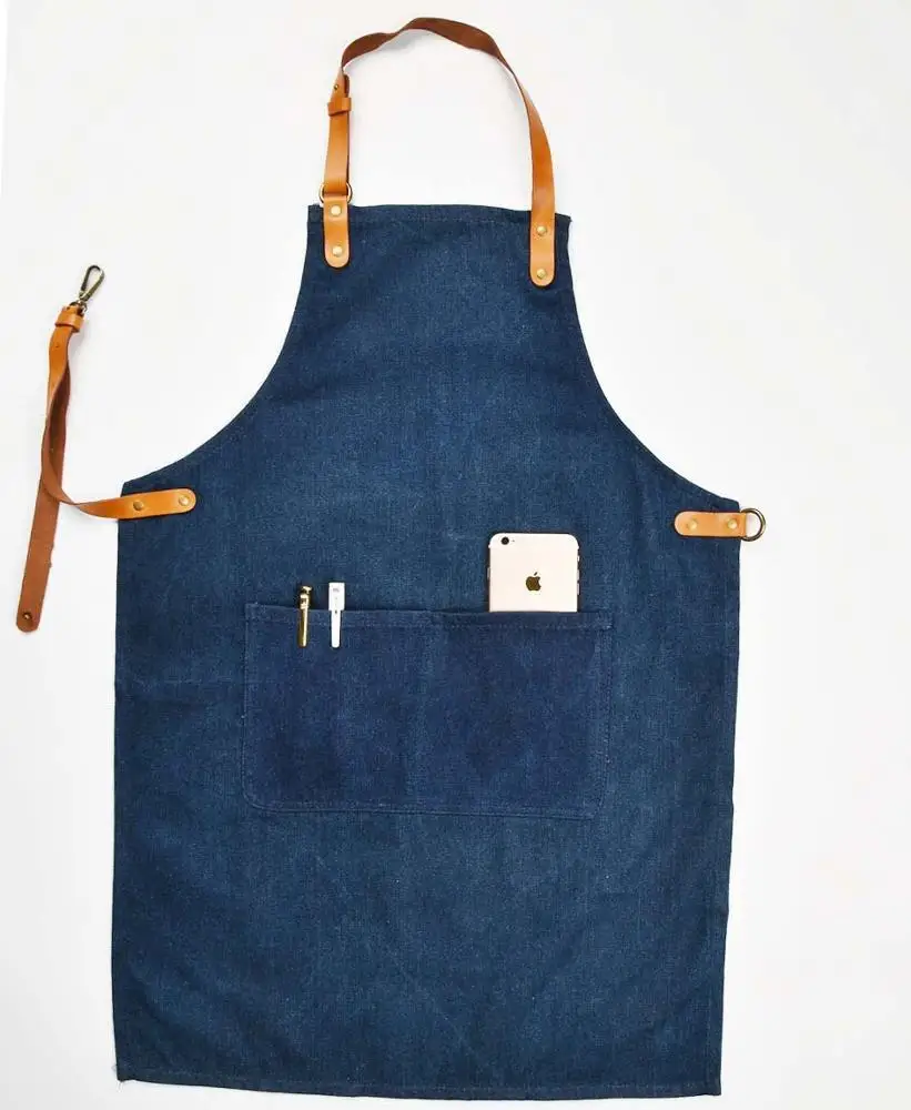 new design Oilcloth Apron Cooking restaurant apron barber apron customized logo limited edition low MOQ and price