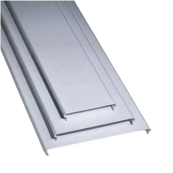 Заводская цена декоративная металлическая полоса алюминиевый потолок для наружного внутреннего украшения