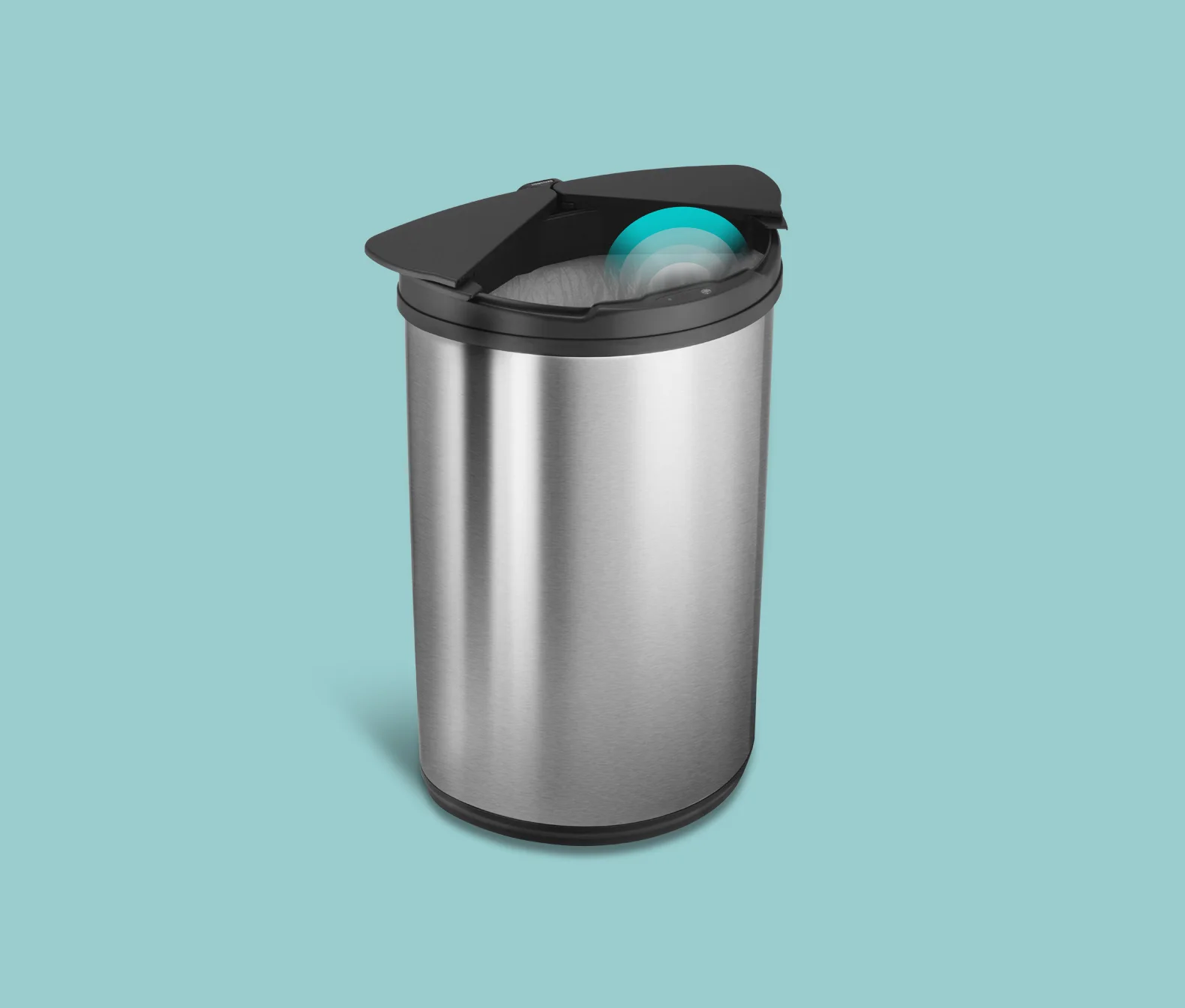 Ninestars recycle big size trash bin best selling 47L automatic waste bin for living room