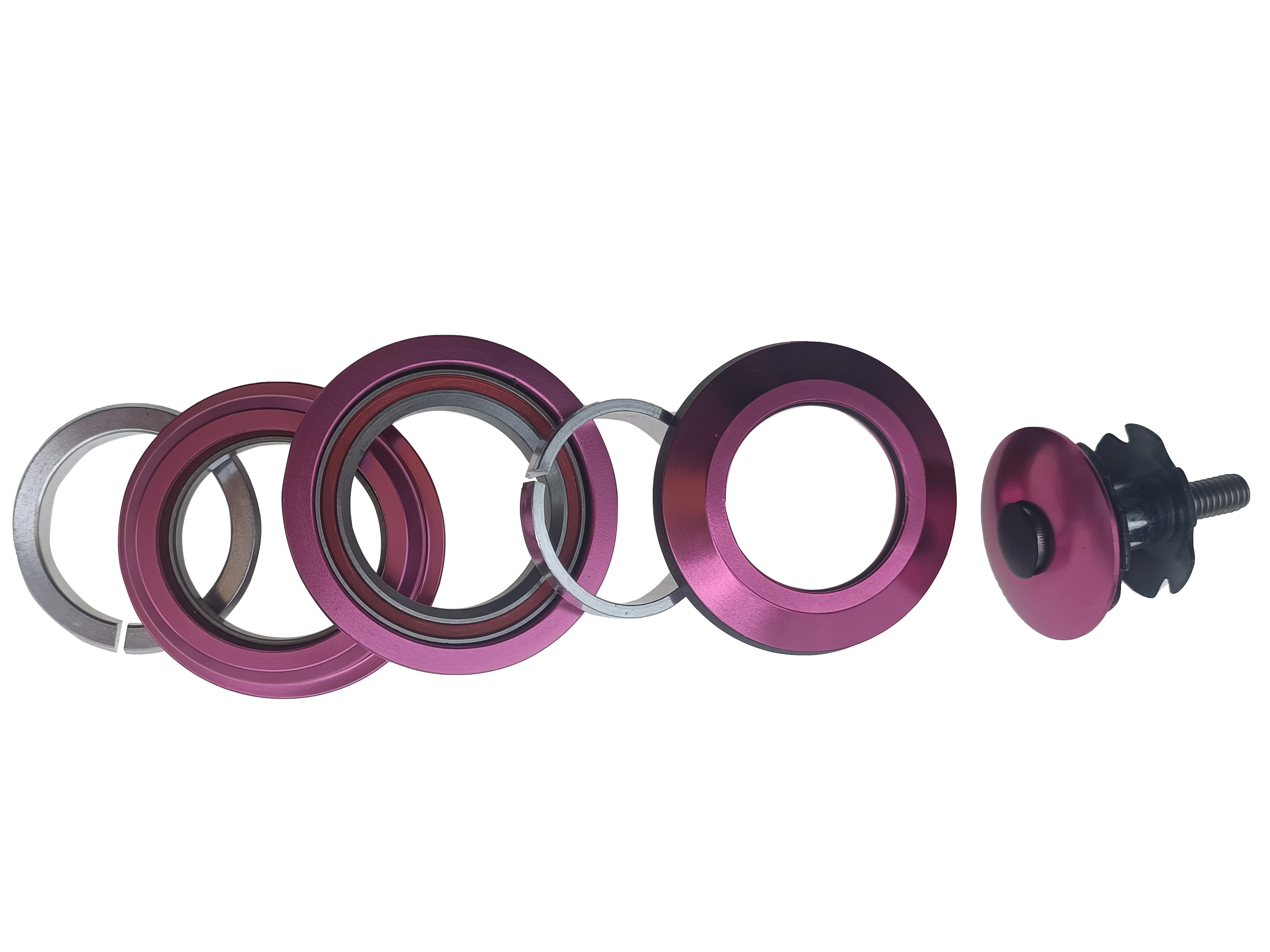 YOSHOKA New Arrival headset free style BMX ,street BMX  road bicycle headset semi-integrated bearing 44mm-44mm