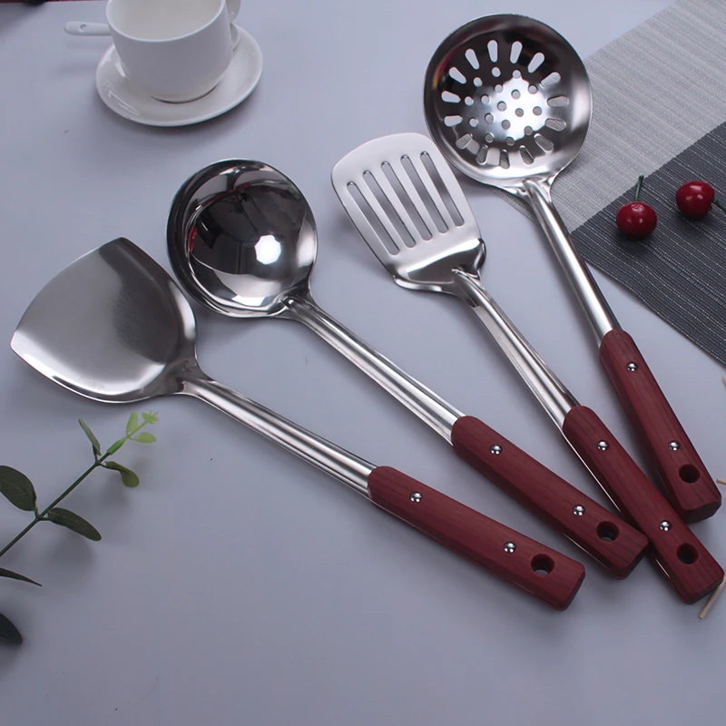 Stainless Steel Spoon Shovel Cooking Kitchenware spatula Utensil Sets Kitchen Accessories