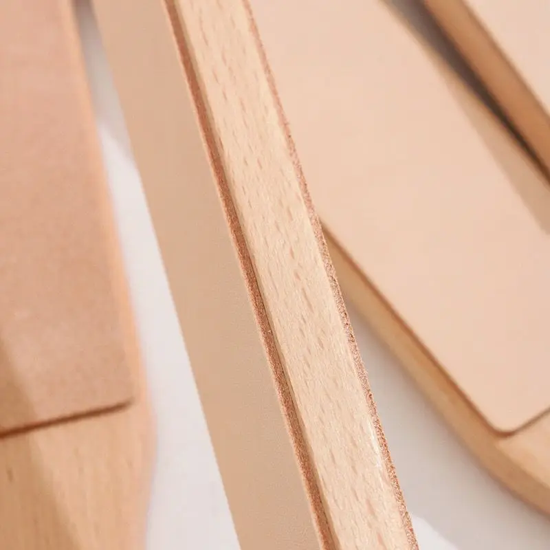 Leather craft Knife Sharpener Polishing Tool Wooden Handle Leather Sharpening Tools Strop Handmade Razors Polishing Board