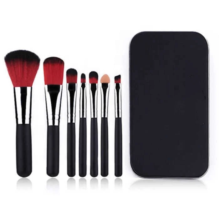 2023 New Products Cosmetic Brush Kit Makeup Brush Set 7pcs Kitty Cat Hello Kitty Synthetic MOQ 50 Sets