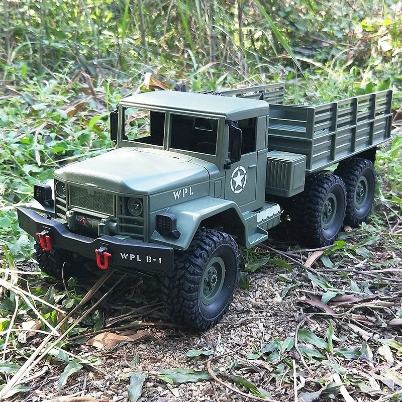 Rc Truck Wpl B16 1:16 Rc Car 6wd 2.4g Off-road Military Truck Rc Car
